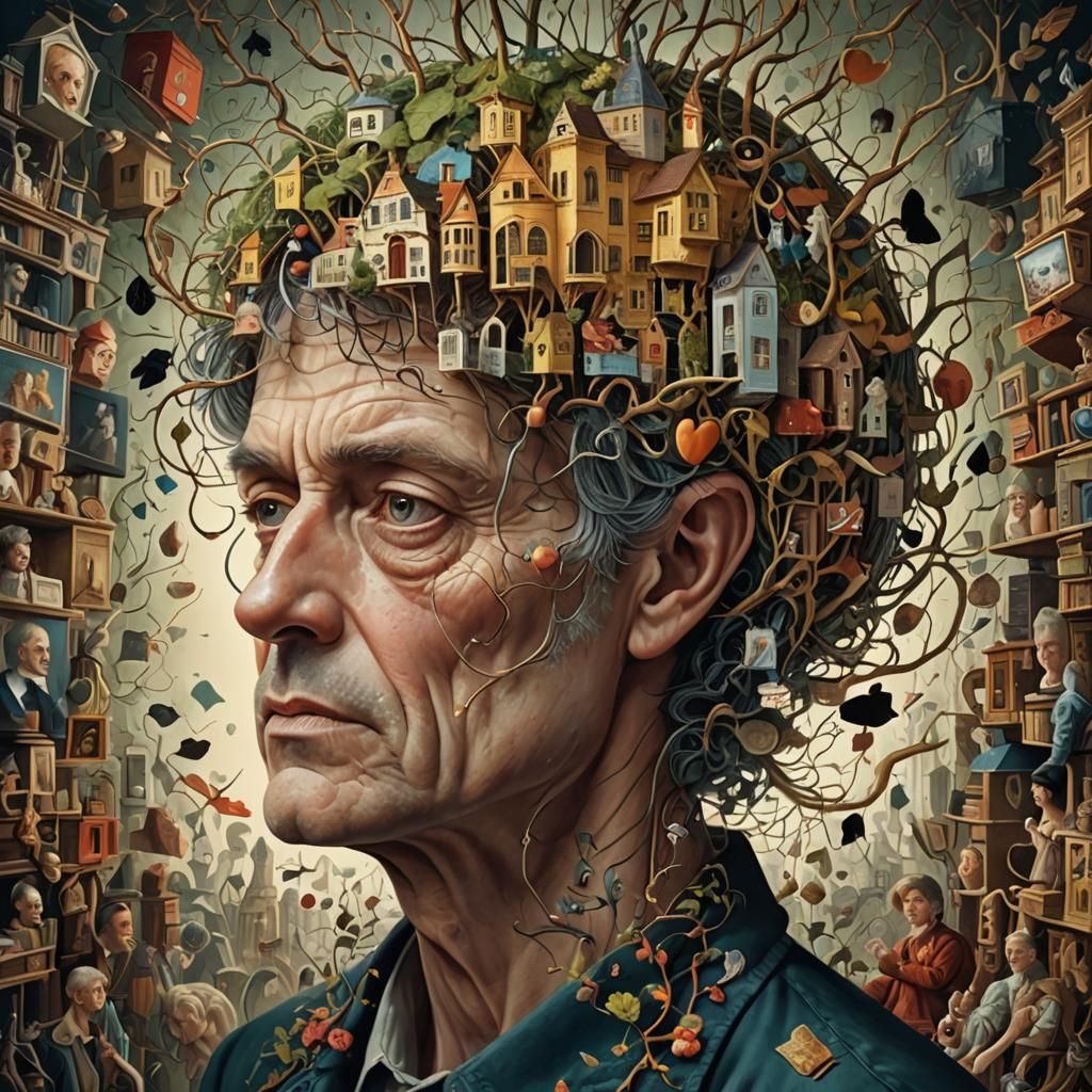 Alzheimer's Disease Personified: A Surreal Fairytale Illustr...
