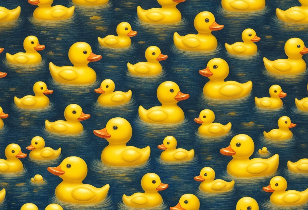 Rubber Duck Crowd. 💛