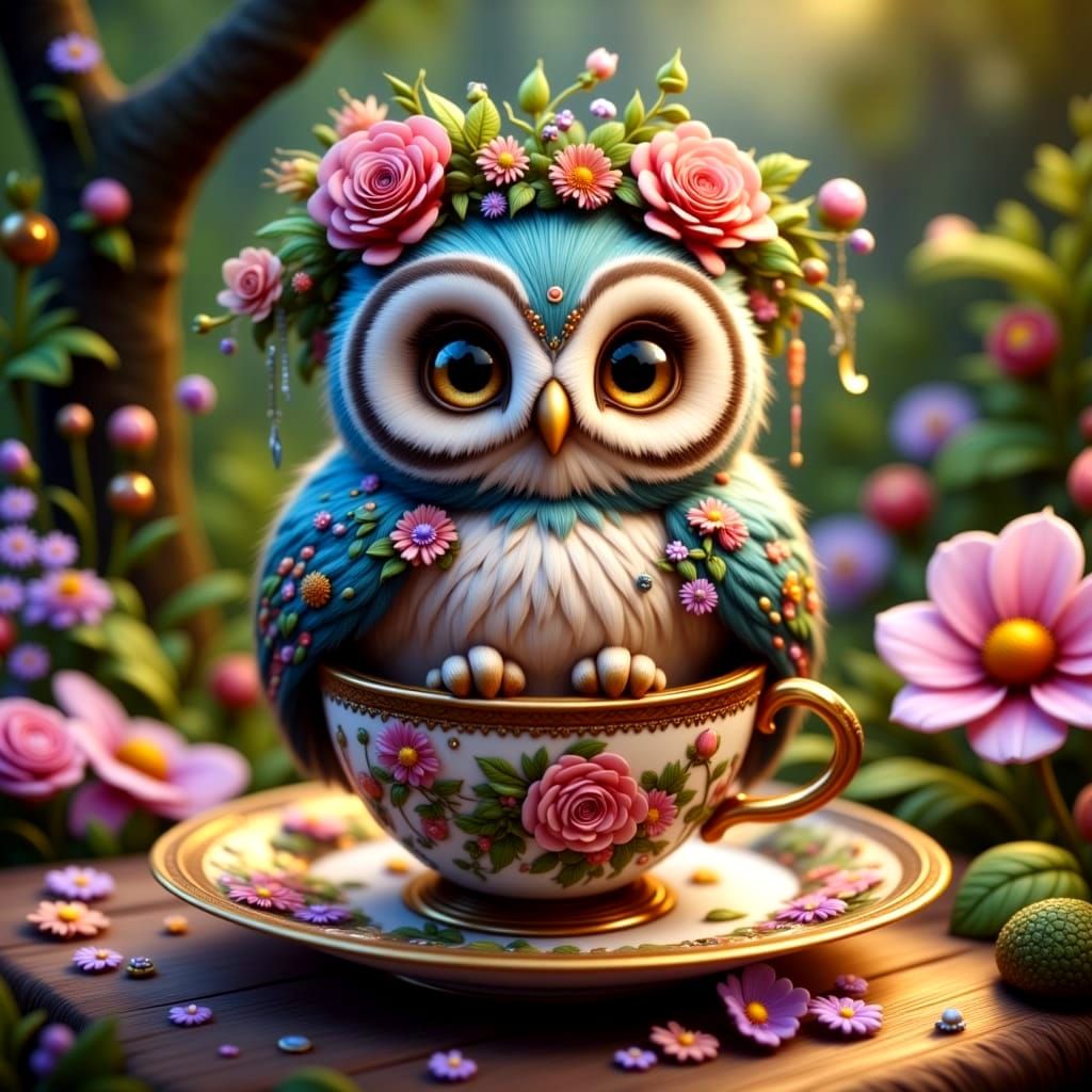 Owls in Teacups