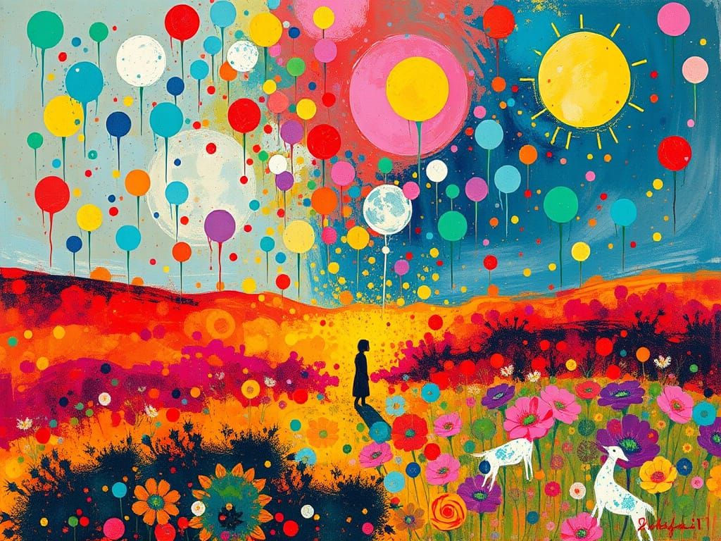 Ephemeral Beauty in a Whimsical Kaleidoscope