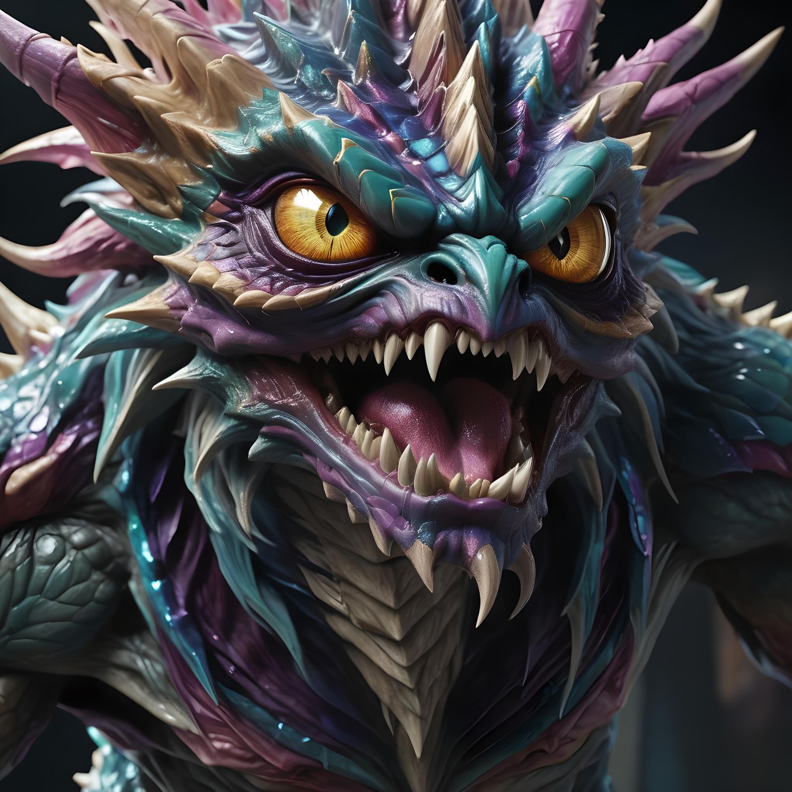 Photorealistic Yu-Gi-Oh Monster in 3D
