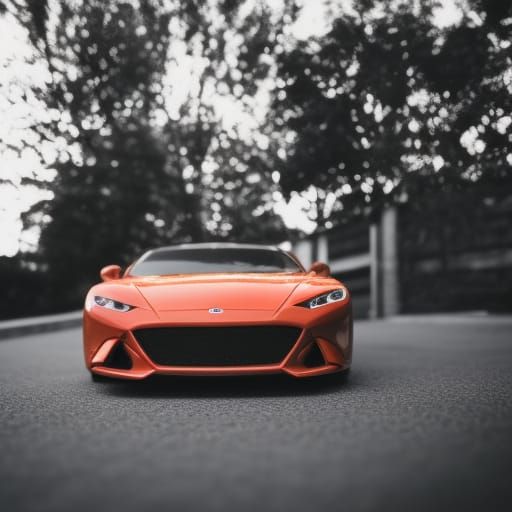 Cars in Professional Photography Style with Bokeh