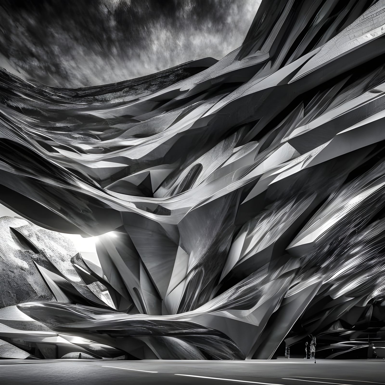 Architectural Masterpiece in Hyperrealistic Digital Art Styl...