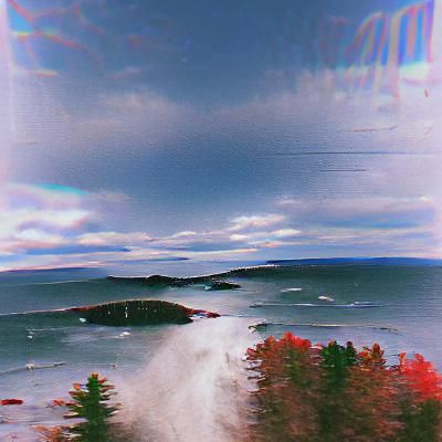 Picturesque Maine Coastline Image