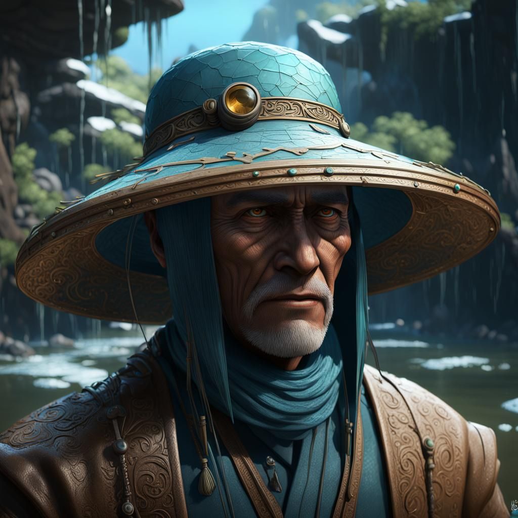 Biologically Inspired Hats with Eyes, Digital Art