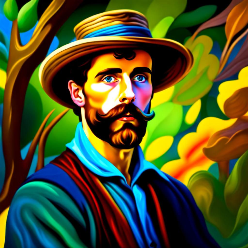 Perplexed Man in Renaissance Style, Romance