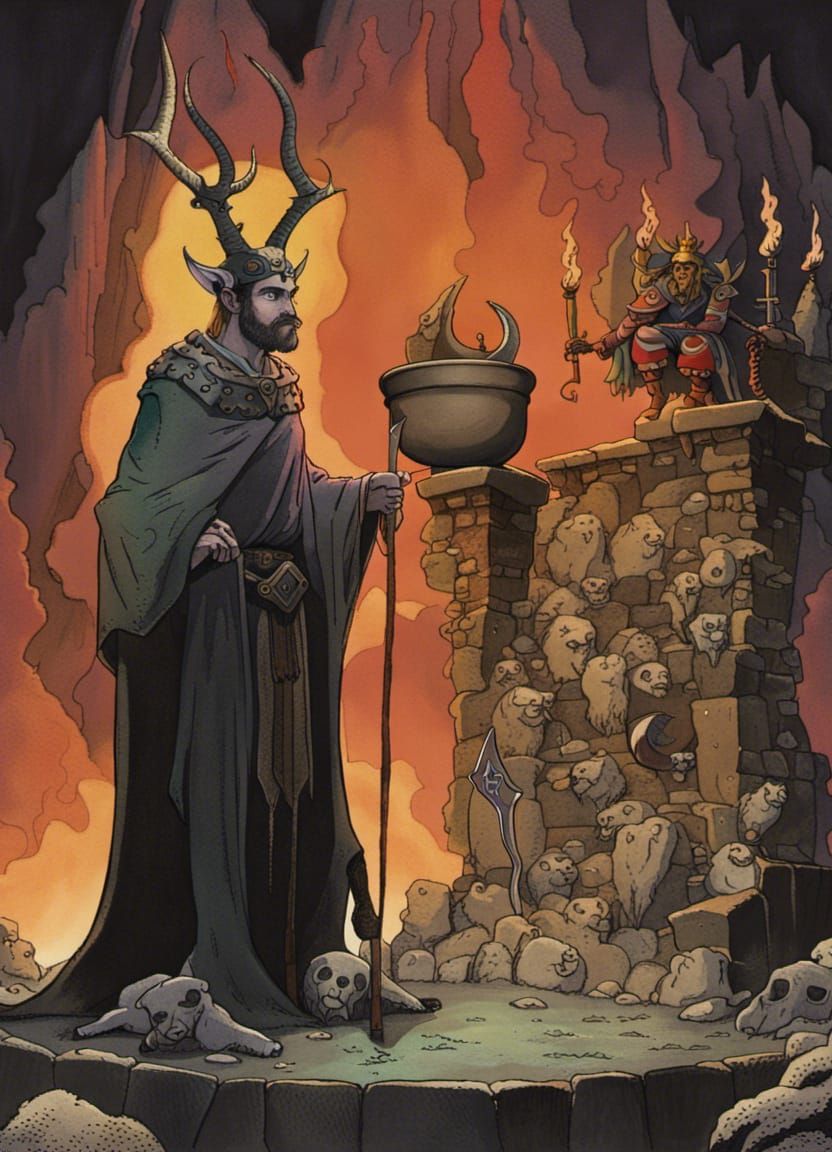The Horned King and the Black Cauldron