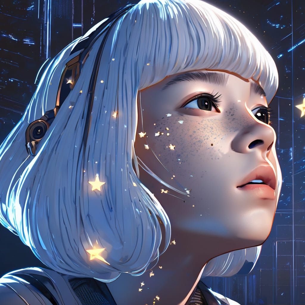 A Celestial Anime Goddess in Stunning 8K Resolution