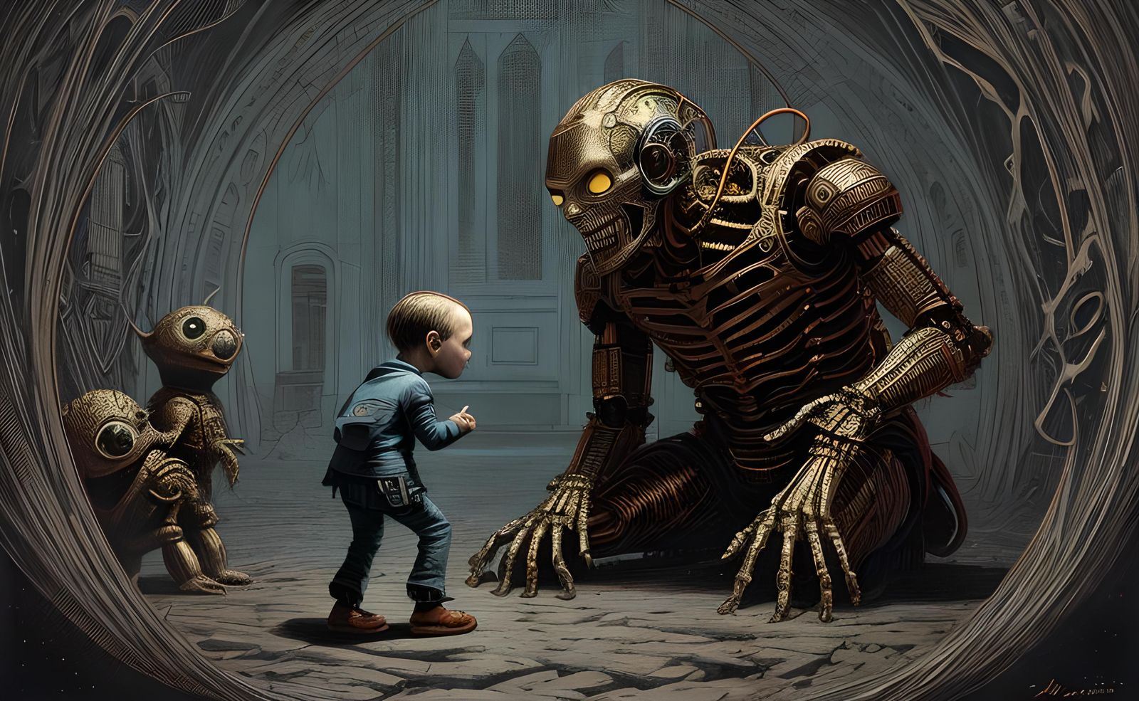 Don't be afraid of the artificial intelligence, Little Buddy...