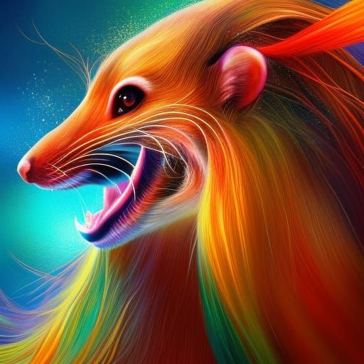 Hyperrealistic Three-Legged Mammal Concept Art