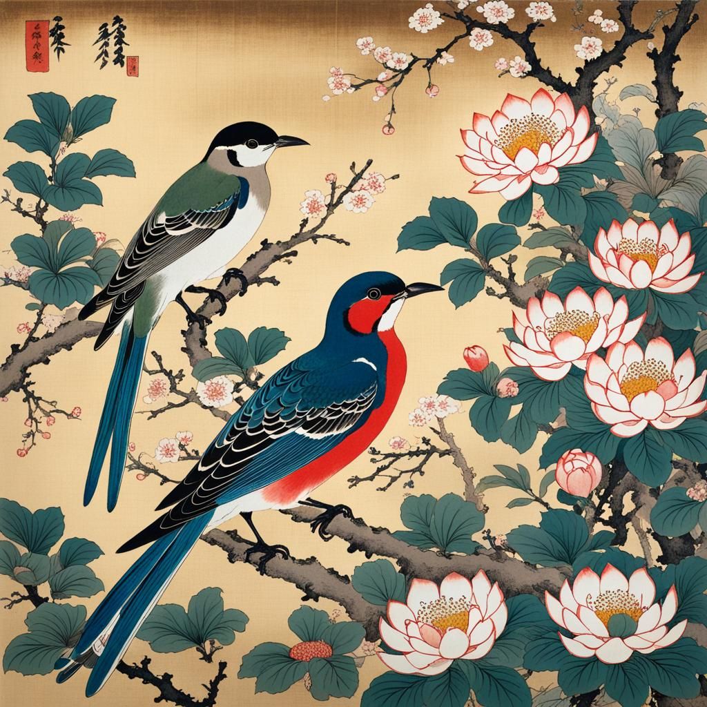 Japanese Art: Birds, Animals, and Flowers