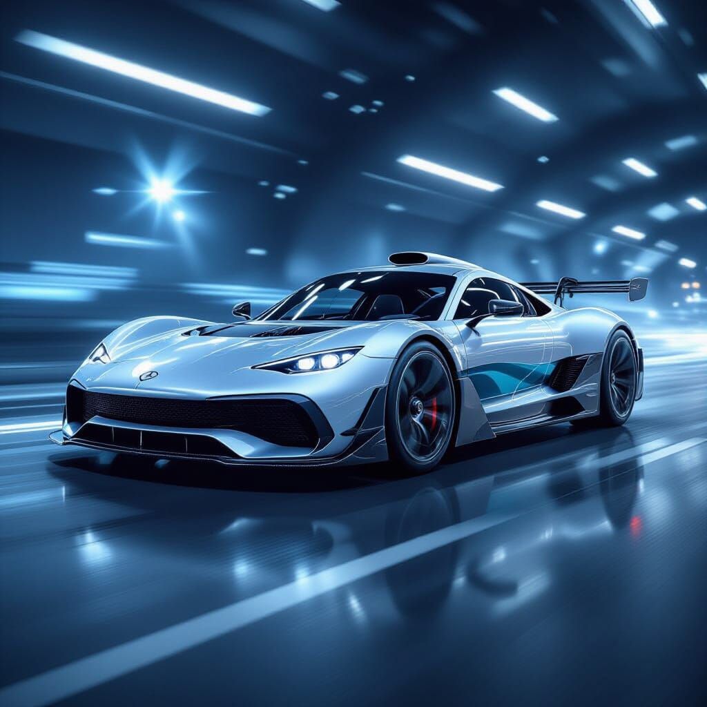 Mercedes AMG ONE in Space