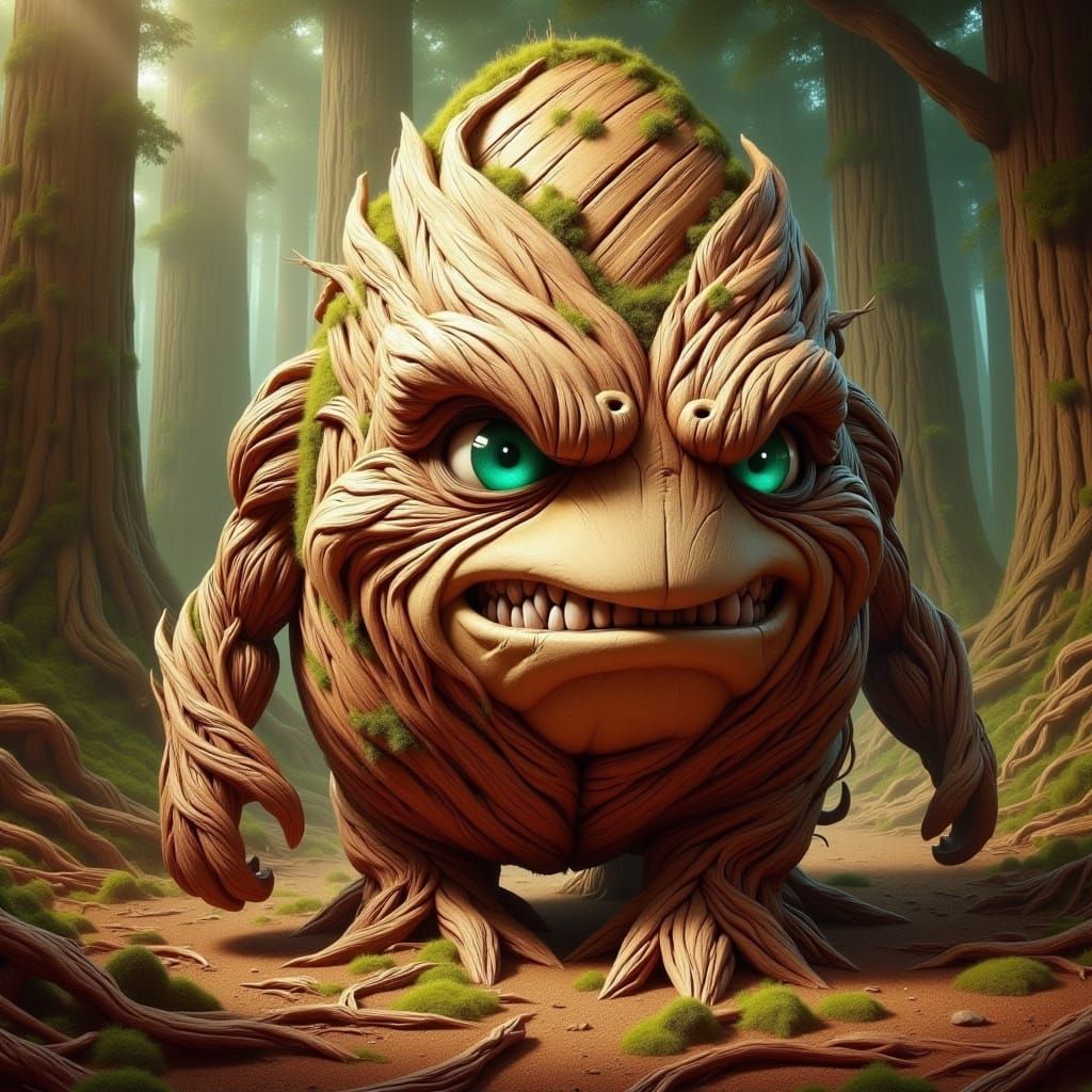 Very Angry Egg in Simon Bisley Style