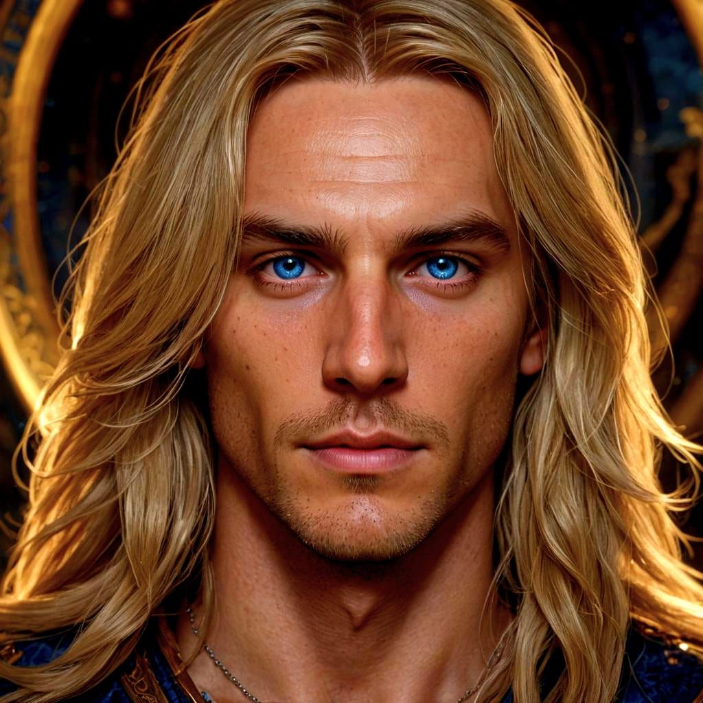 Pleiadean Prince Portrait in Hyperrealistic 8k
