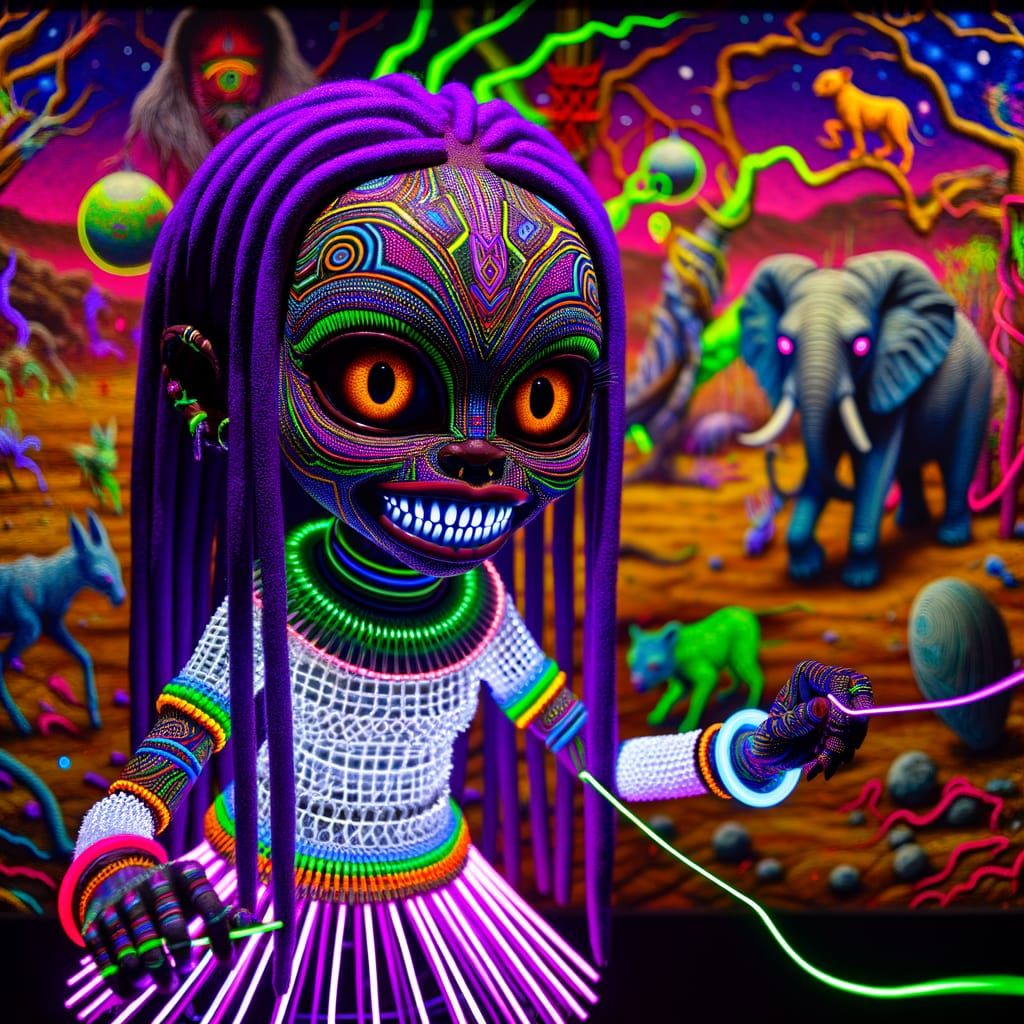 Mischievous Goddess of the African Plains