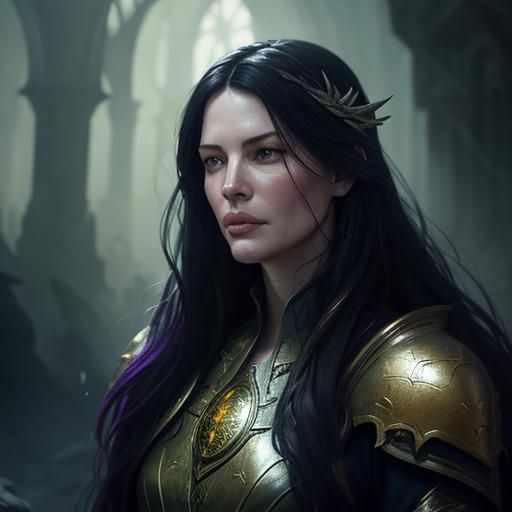 Liv Tyler as Arwen: Dark Fantasy Portrait