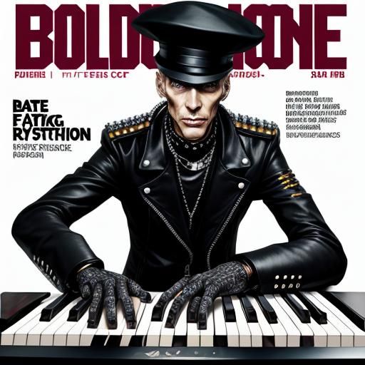 Futuristic Punk Model on Bold Magazine Cover