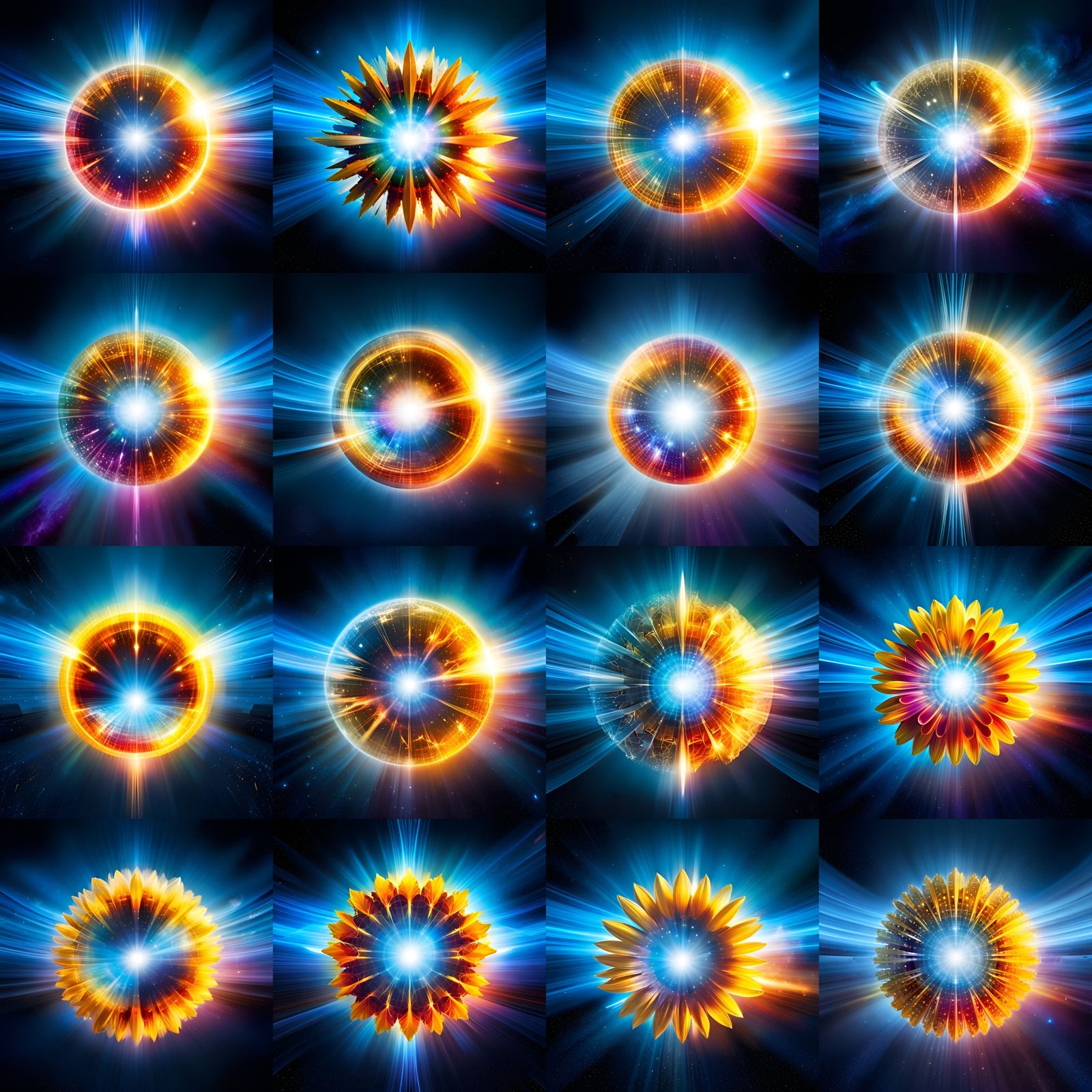 Cosmic Spark Ignites Creation: Visionary Art