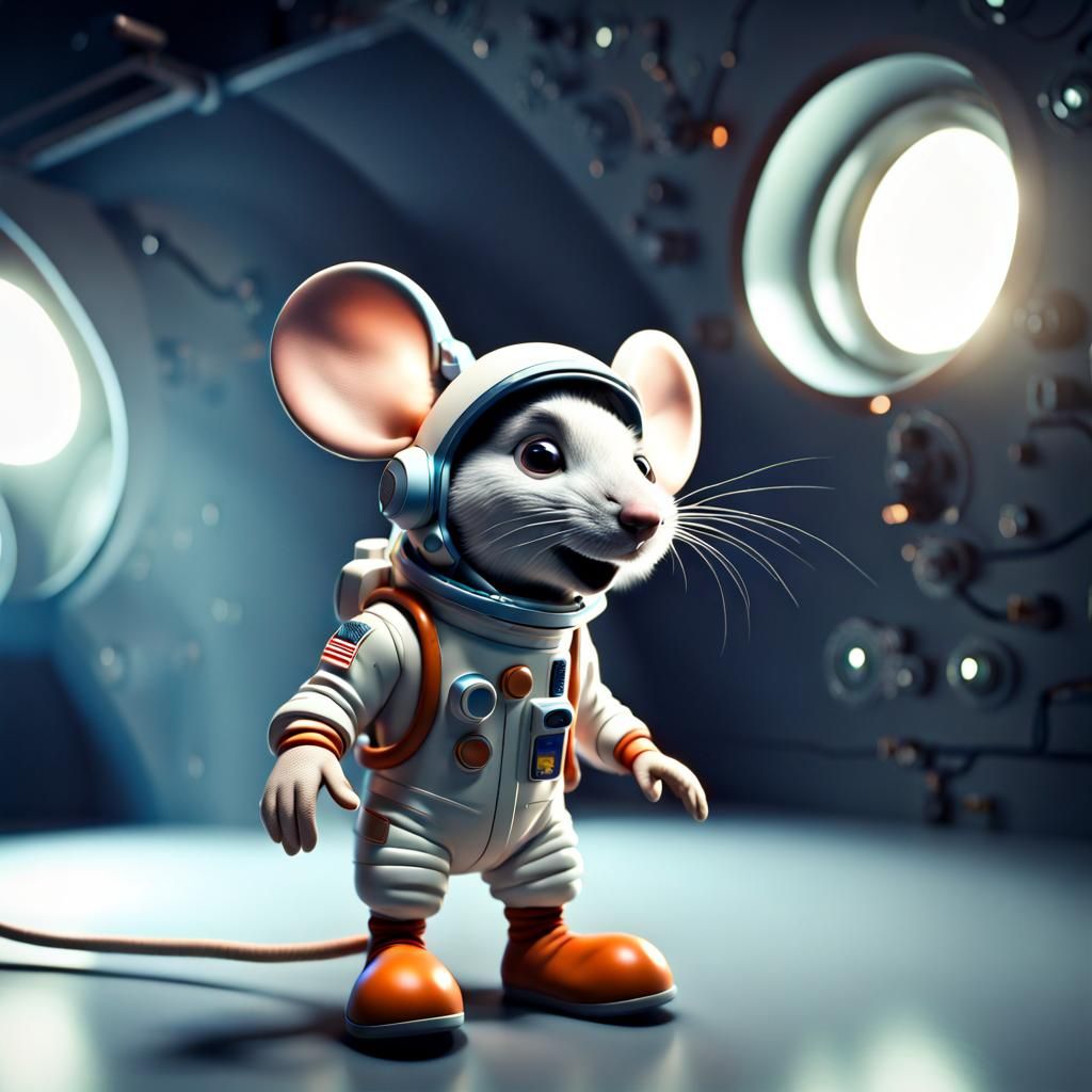Murphy mouse goes to space