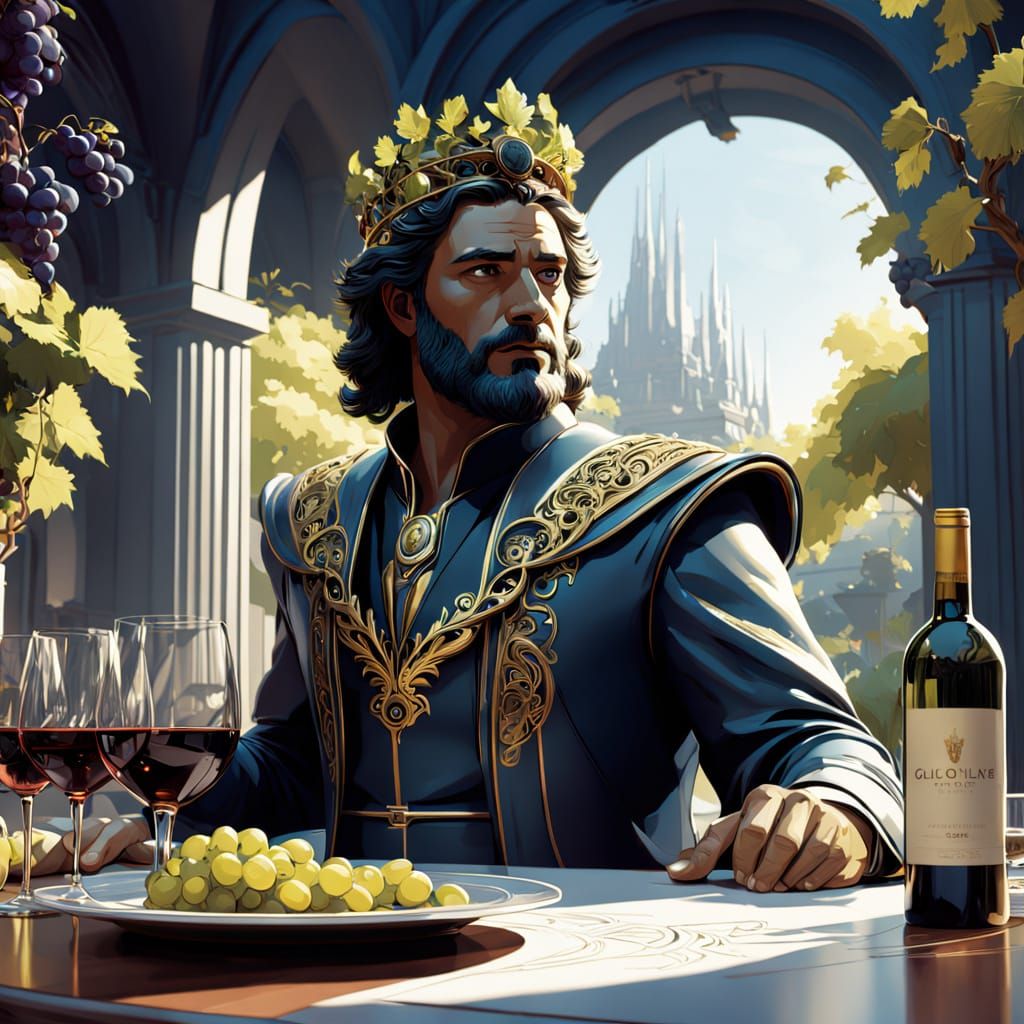 God of Wine Serves Fine Vintages in Elegant Setting
