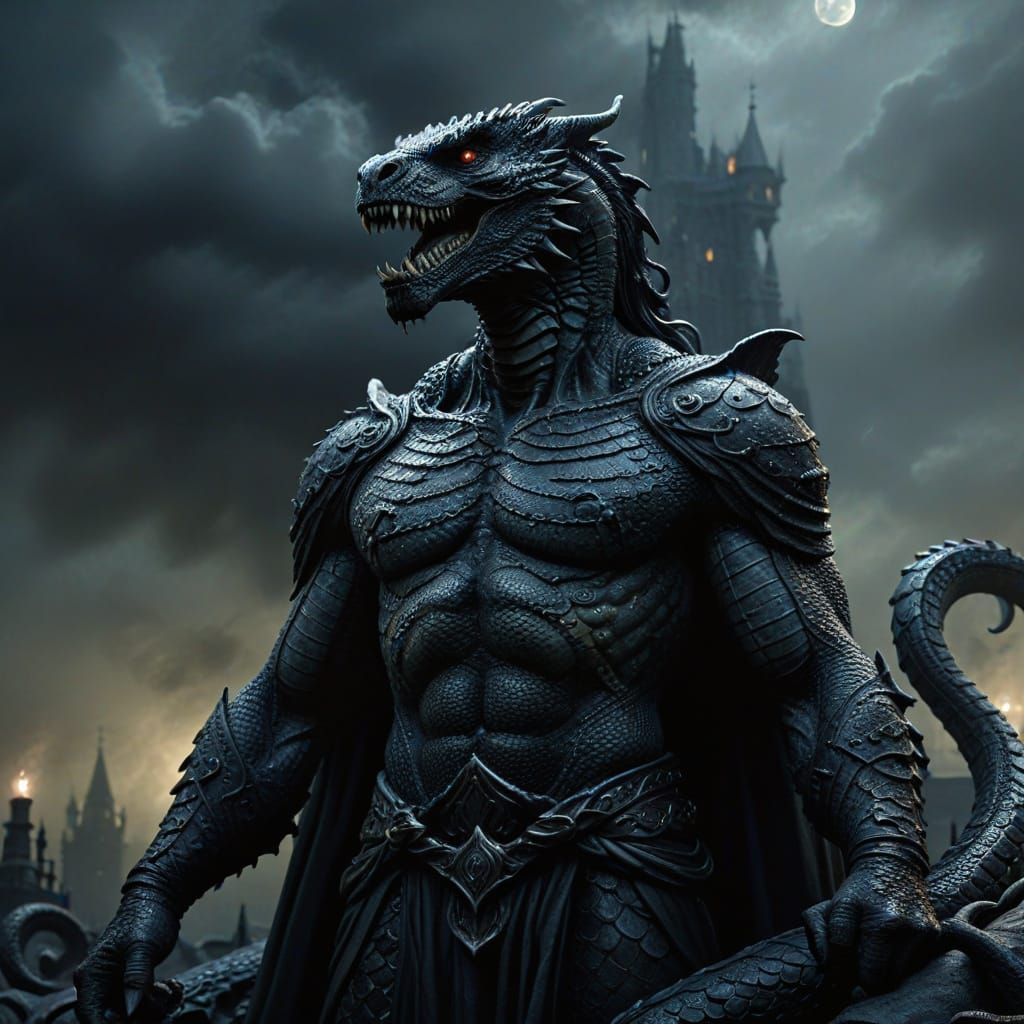 Horror: Midgard Serpent Encircling the World