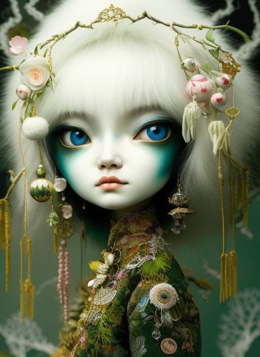 White moss elf