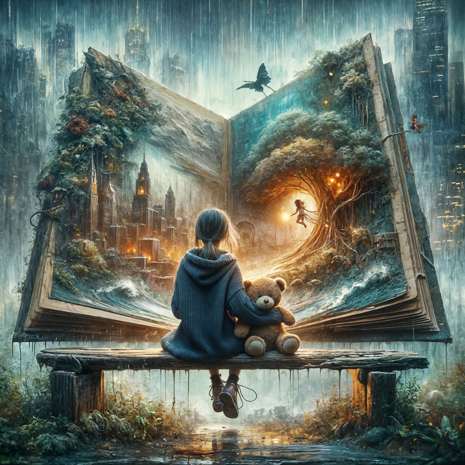 Books are often more beautiful than reality.