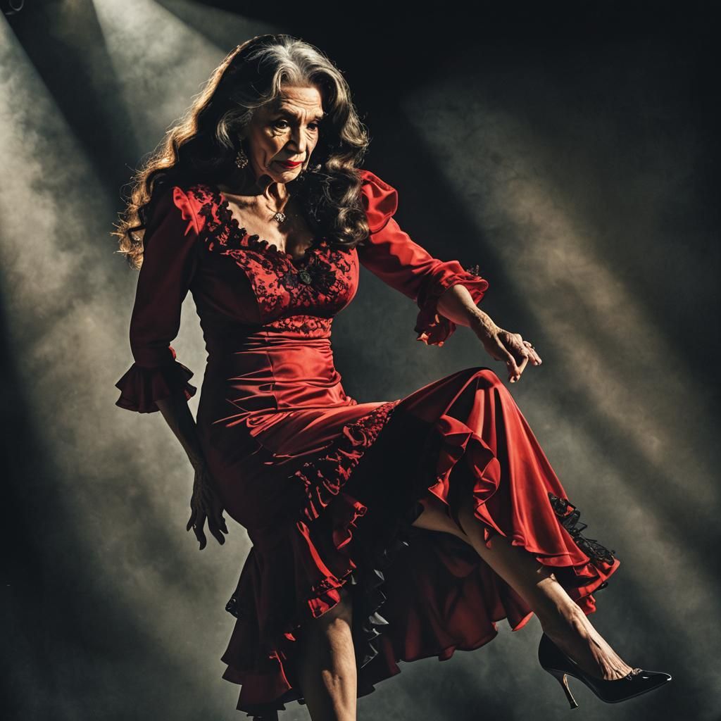 Flamenco Crossdresser: Dramatic Portrait Photography
