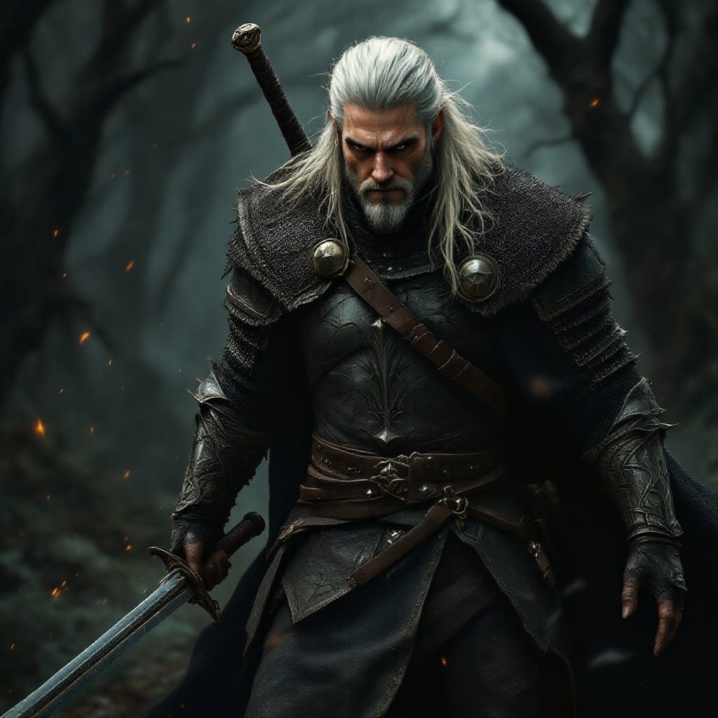 Henry Cavill as Geralt of Rivia in Epic Medieval Fantasy Arm...