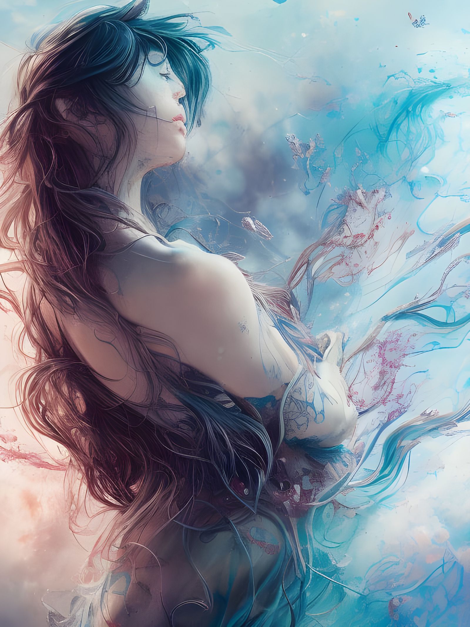 Magical Oceanscape in Hyper-Realistic Digital Art