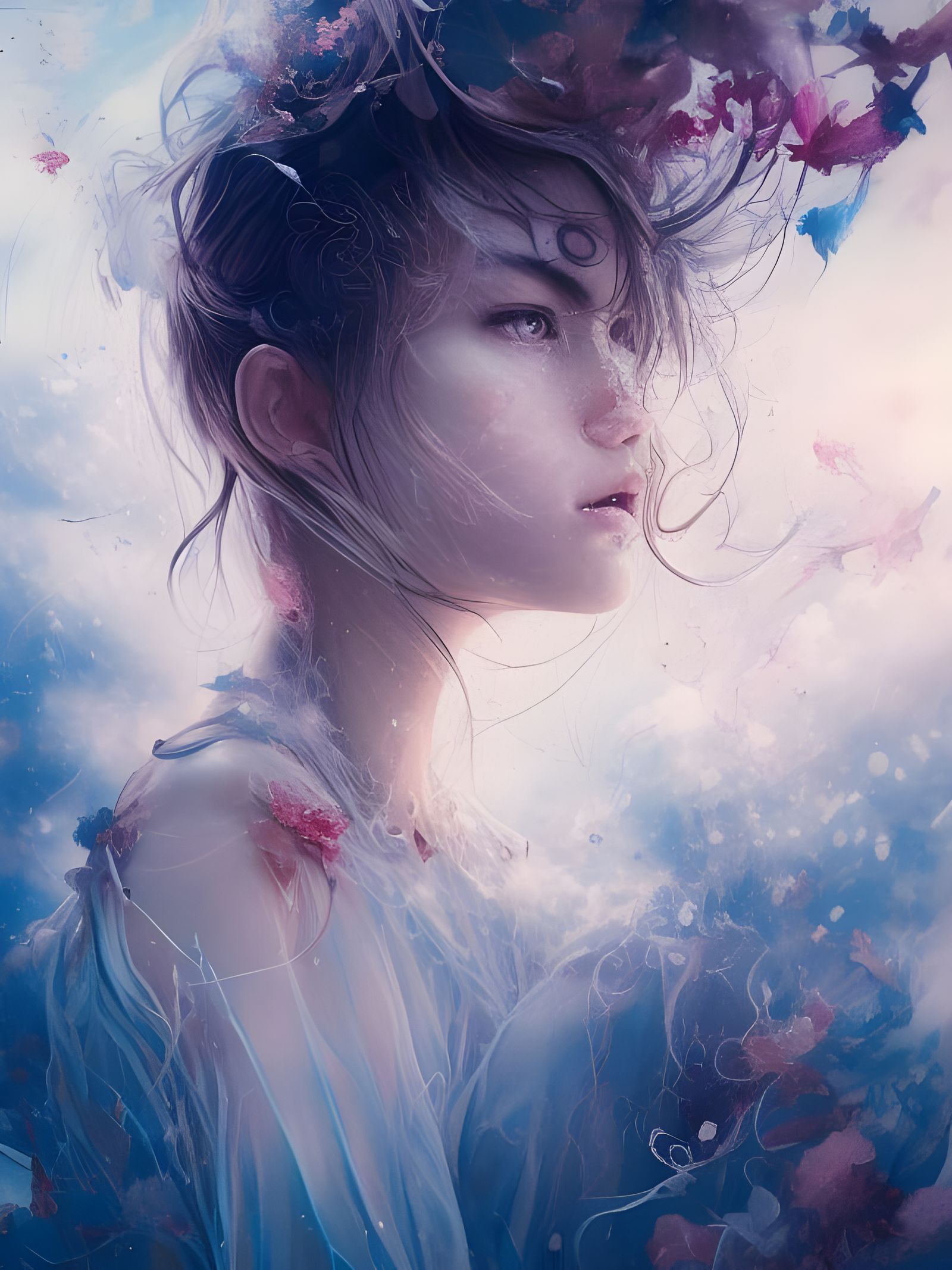 Magical Oceanscape in Hyper-Realistic Digital Art Style