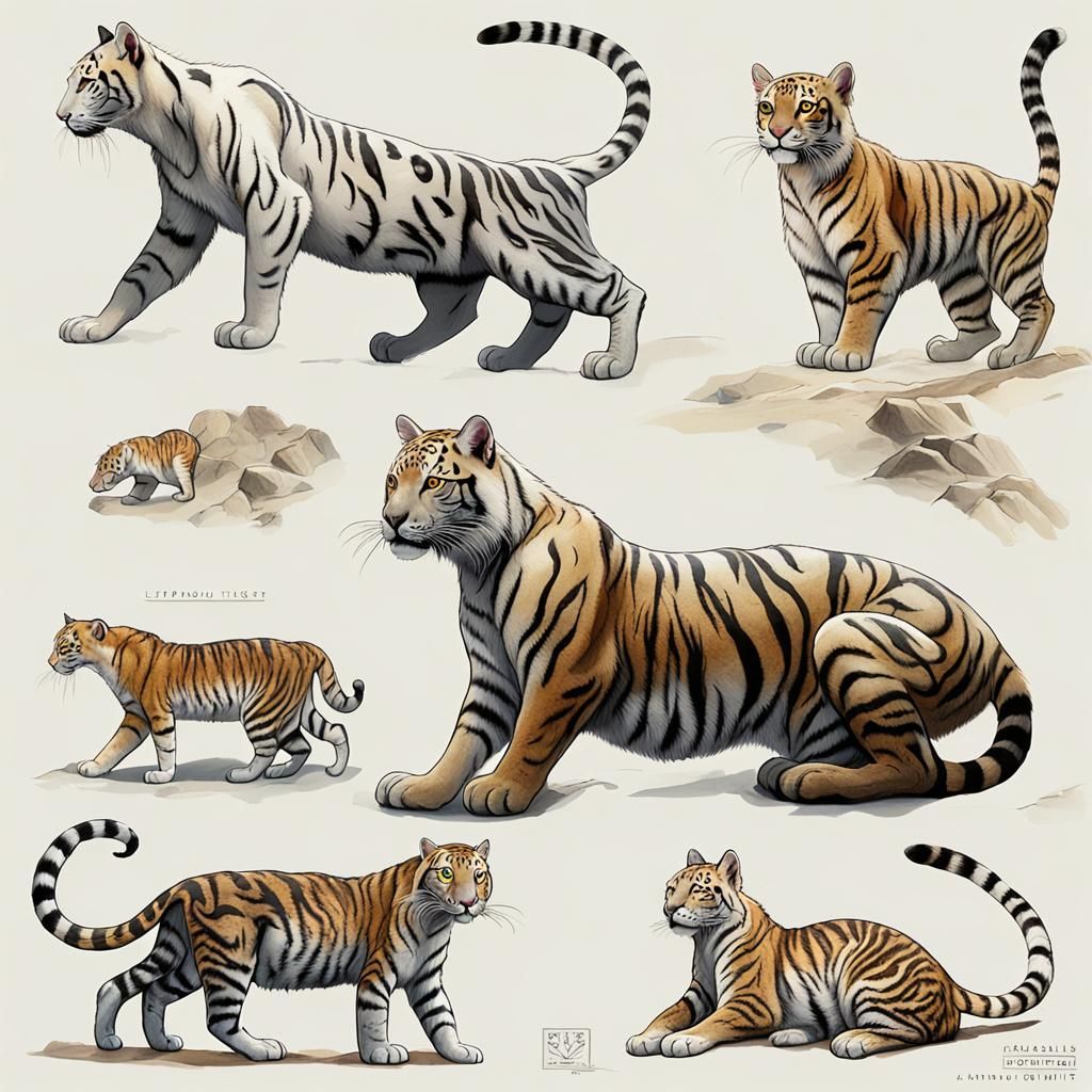 Exoplanet Wildlife: Byakko-Leopard-Cat Alien Life