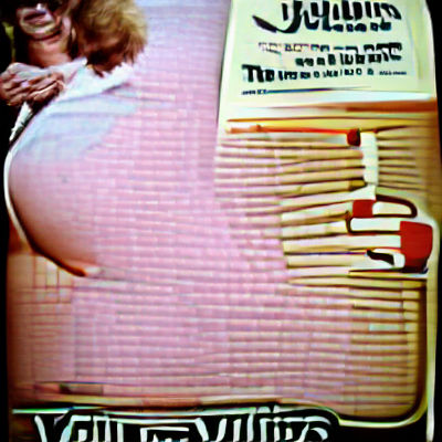 Retro 70s Advertisement Featuring a Mother
