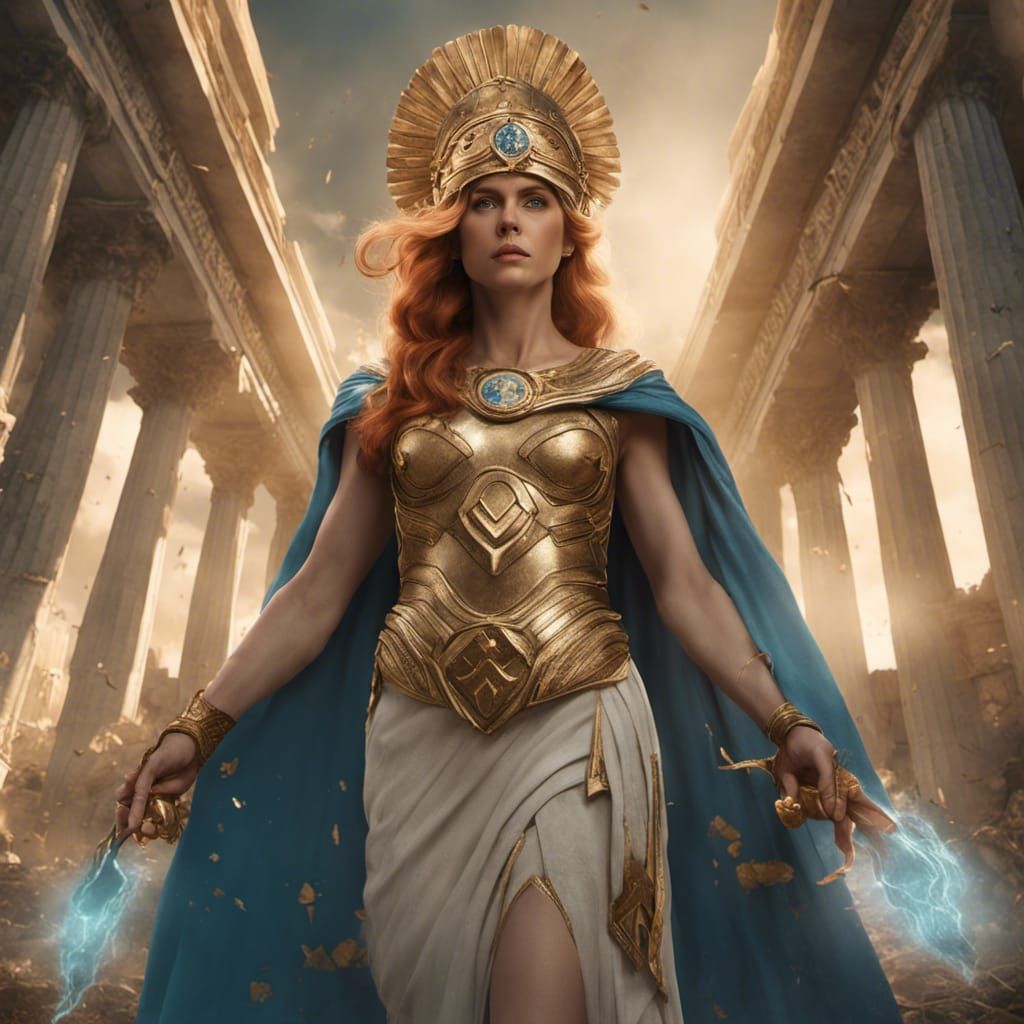 Amy Adams as Athena: Fantasy Concept Art
