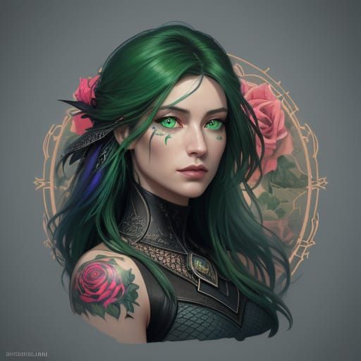 Glamorous Lilith Vane in Cyberpunk Style