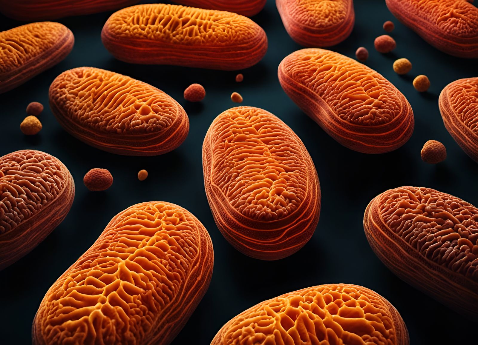 Detailed Cinematic Photo of a Mitochondria
