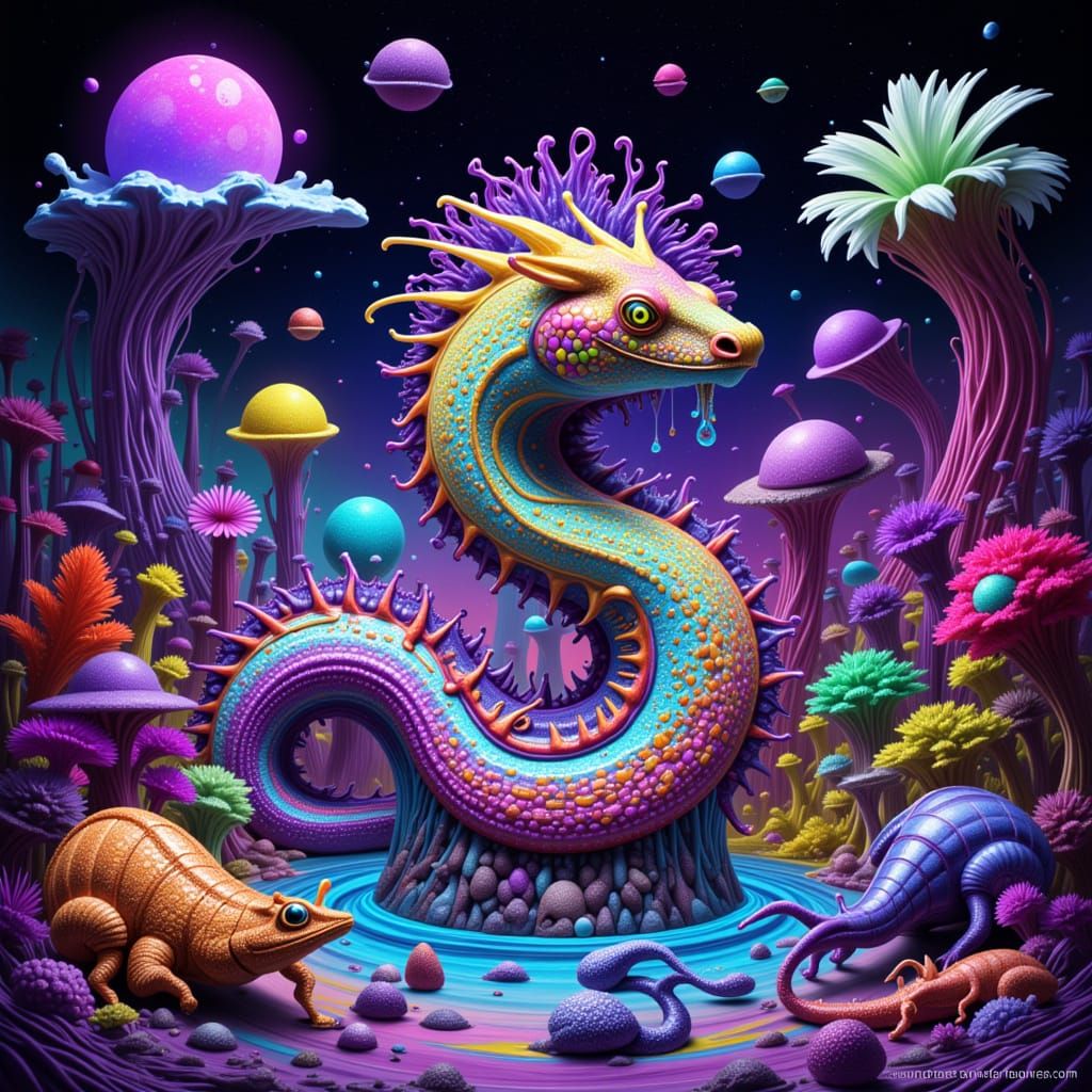 Psychedelic X-Ray Swarm of Geometric Correlations