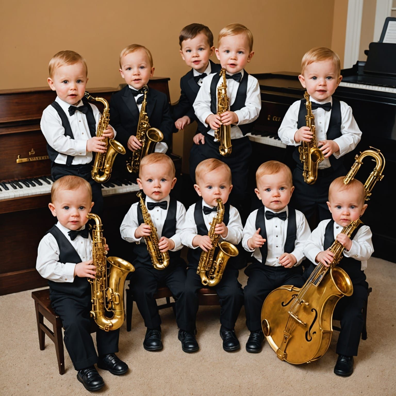 A Baby Jazz Band Performance