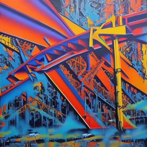 Post-Punk Museum: Graffiti Art in Polychromatic Style