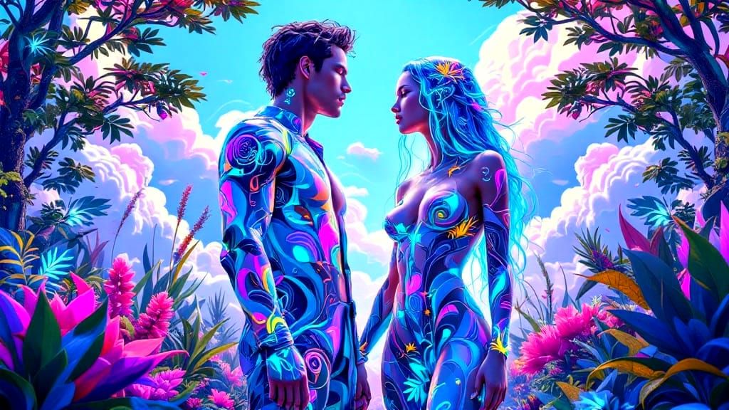 Futuristic Eden Blooms in Eco-Modern Paradise