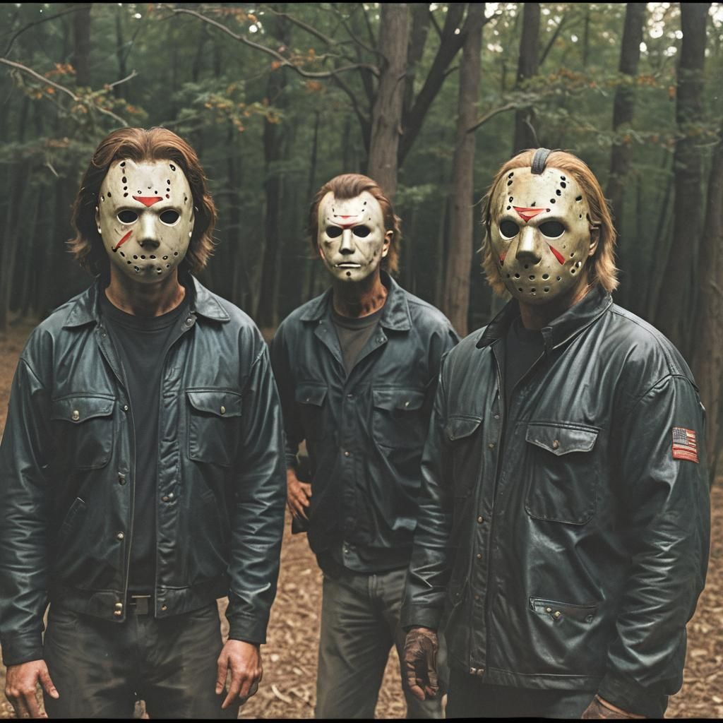 Horror Icons: Ghostface, Jason, Leatherface, Michael