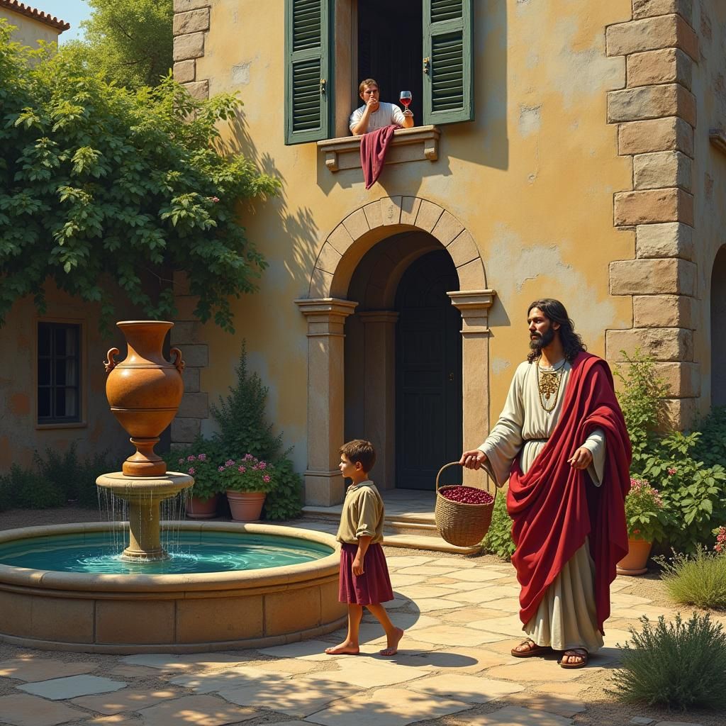 Jesus and Mary in Renaissance Style