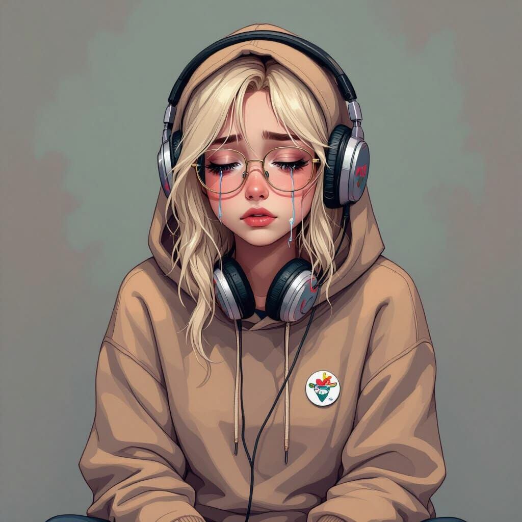 Melancholic Snake Hybrid Teen with Trans Pin