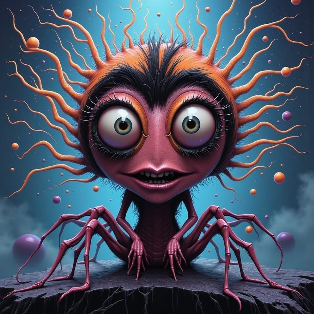 Gigeresque Alien in DoomFunk Style