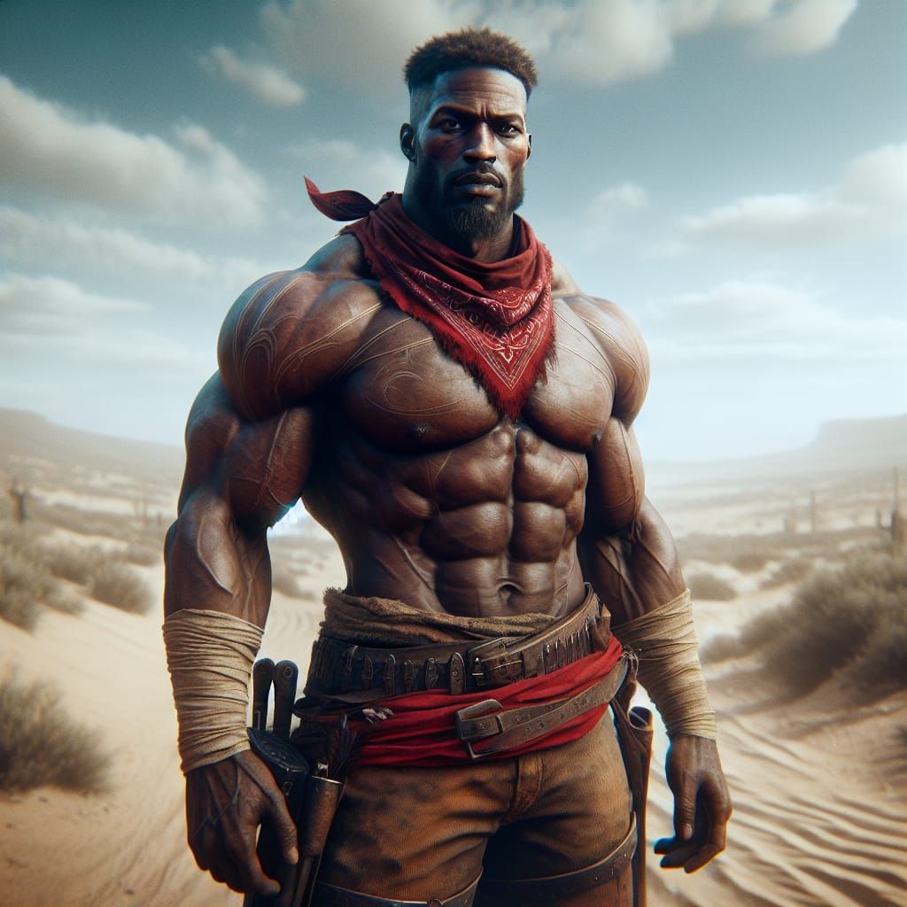 Andre the Werebear ninja in human form