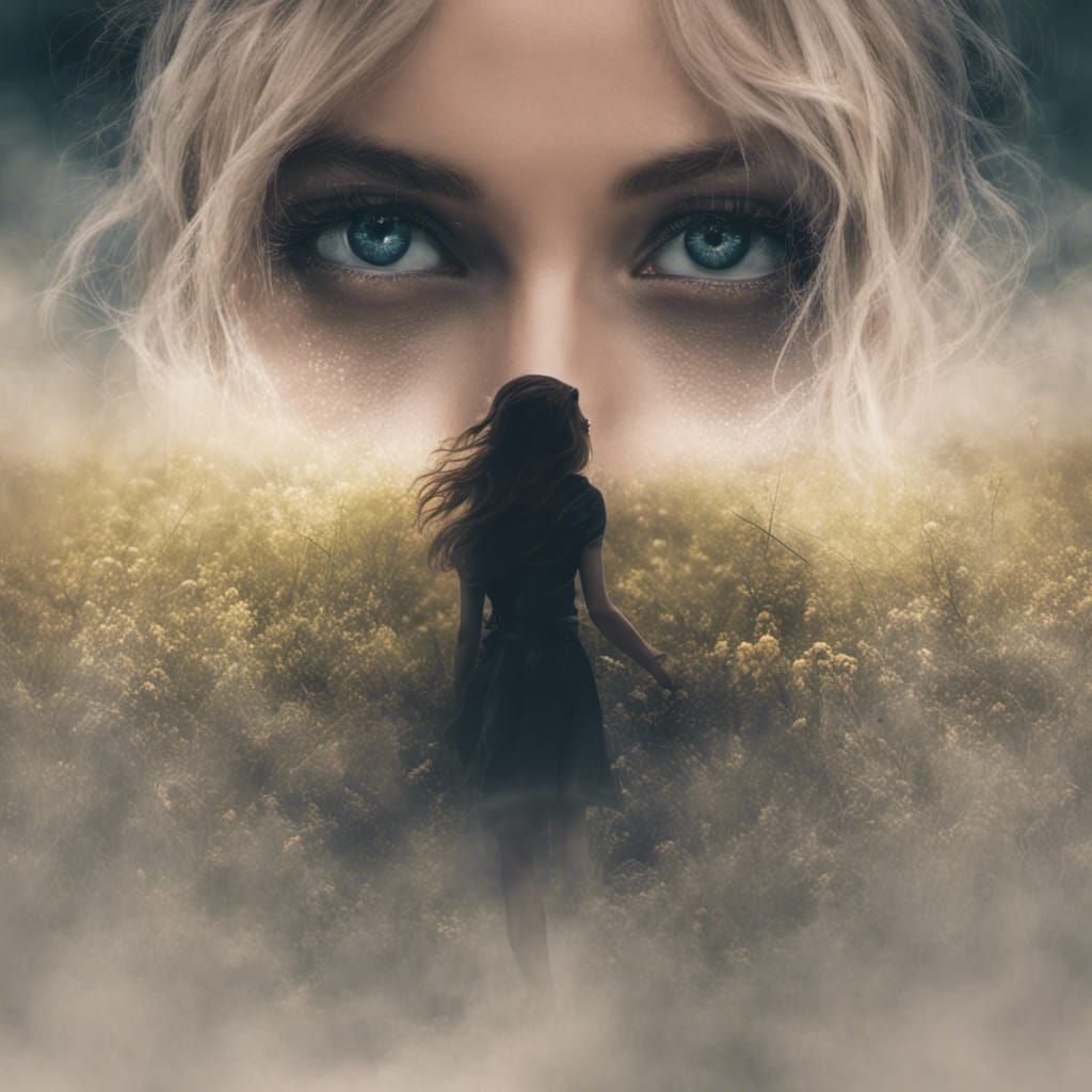 Ethereal Forest Scene in Oil Painting Style