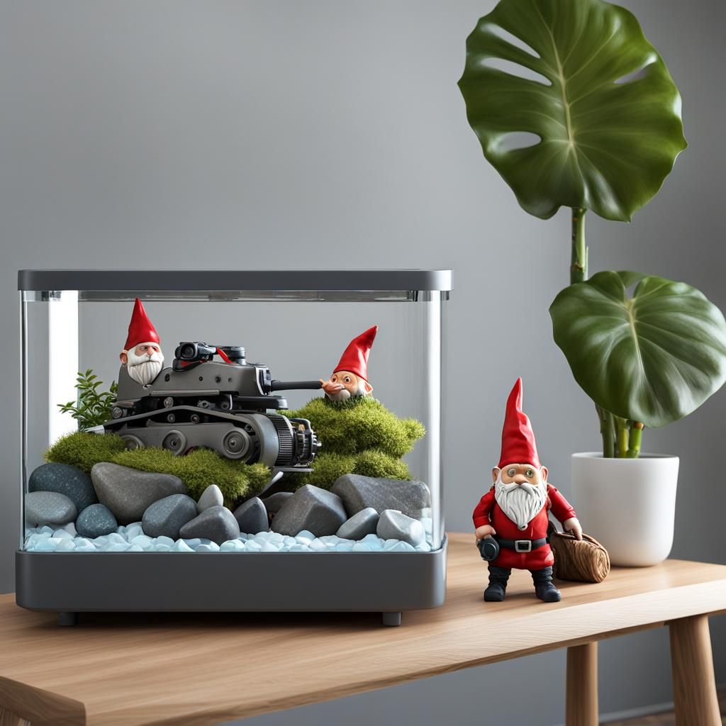 It took tank a little too literally here. A Gnome Tank in a ...