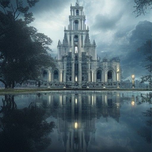 Magical Reflection: Epic Cinematic Digital Painting