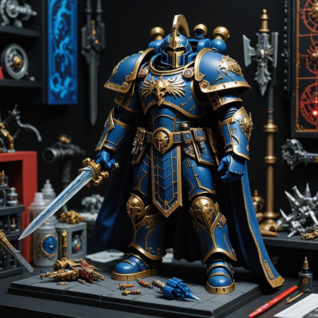 Roboute Guilliman in Grimdark Illumination