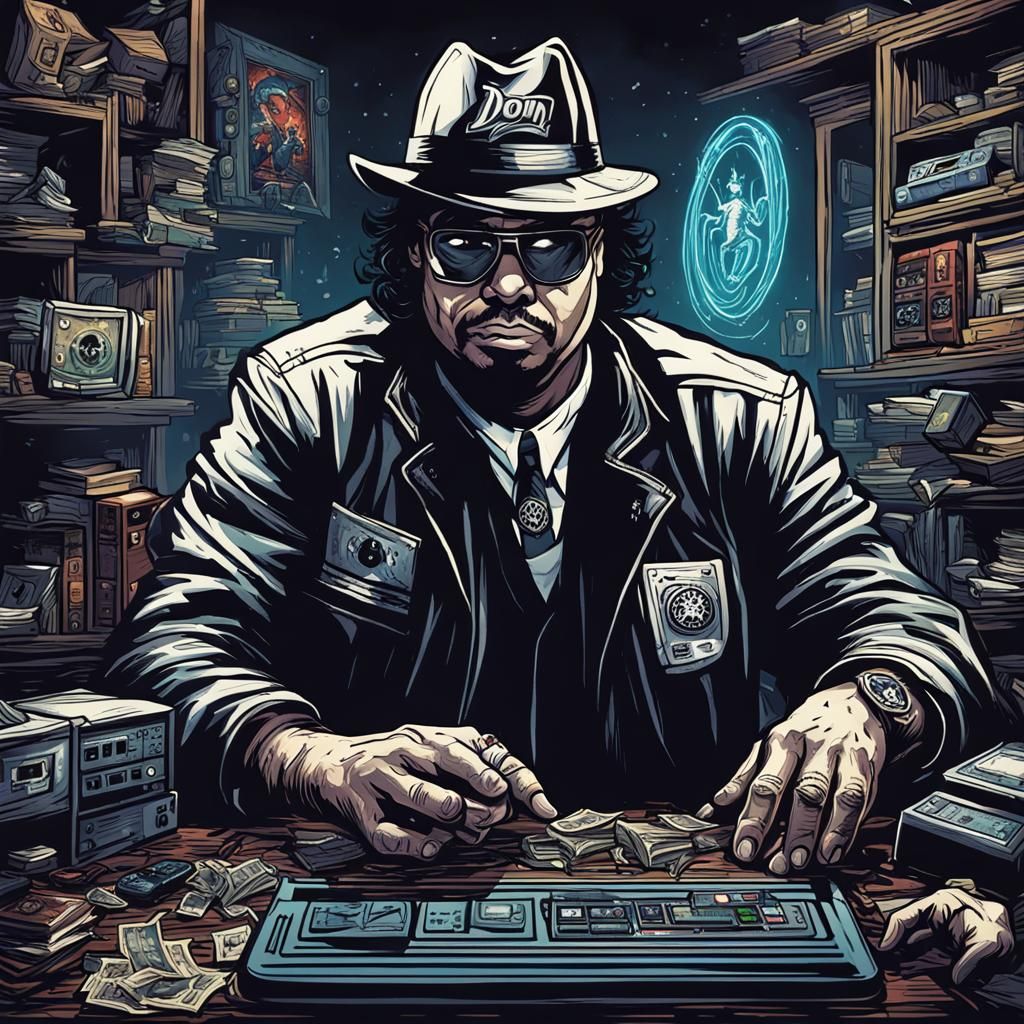 Demarco the Don: Gamer Logo in Comic Book Art